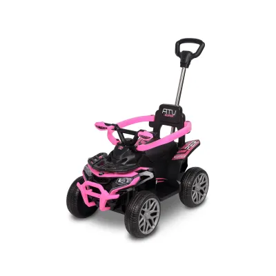 Paspiriama mašinėlė su stumimo rankena Toyz Movix, pink